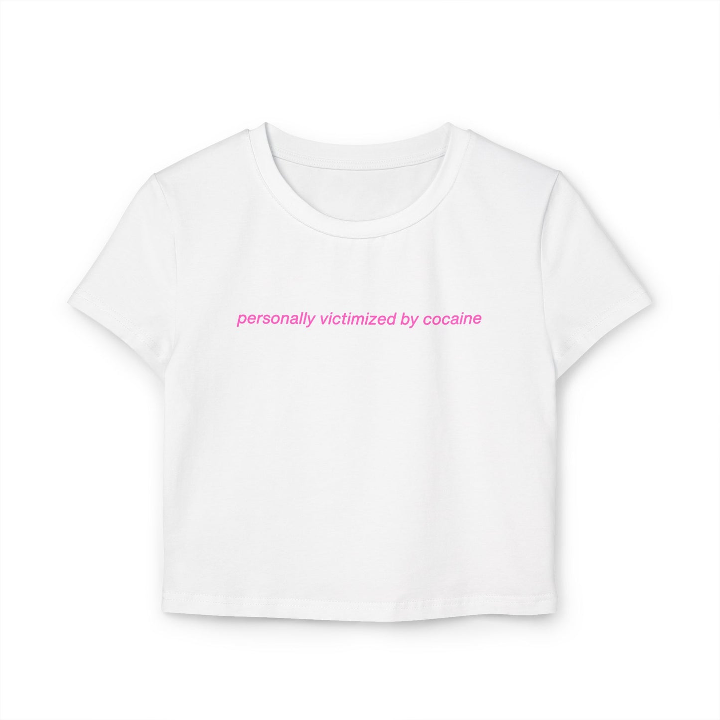 Victimized by Cocaine Baby Rib Tee
